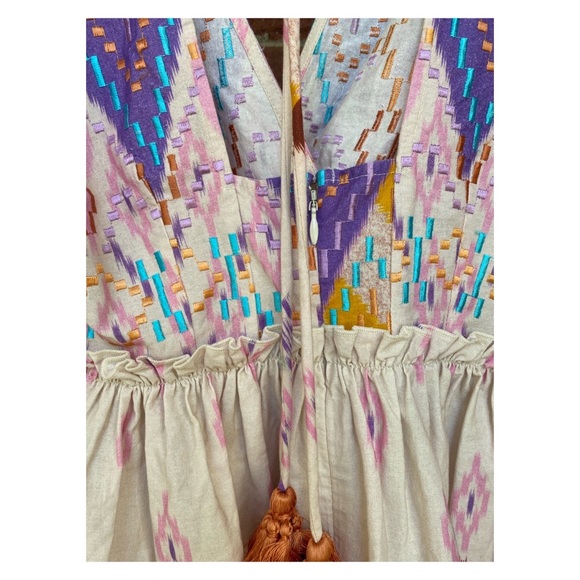 NWT Anthropologie Not So Serious Abstract Embroidered Dress  SZ Small - Picture 11 of 16